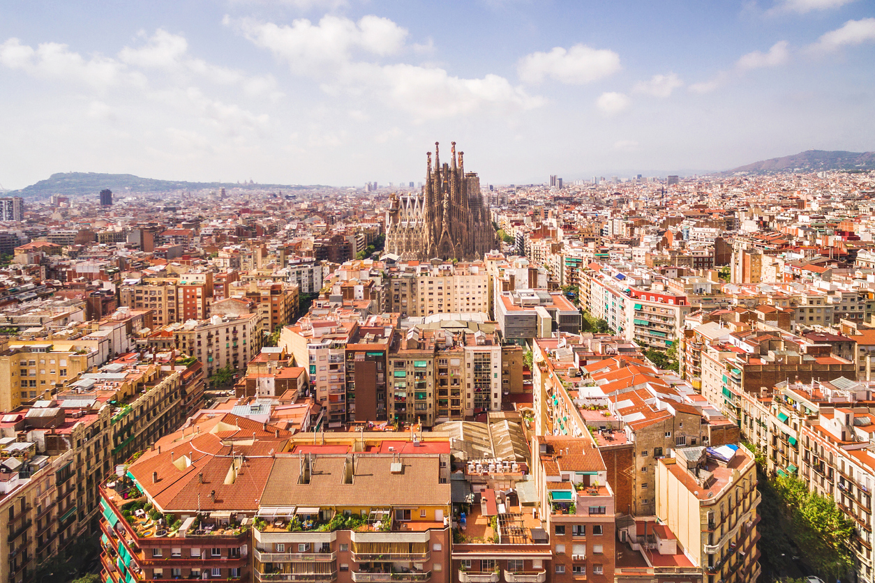 Vista aérea de Barcelona