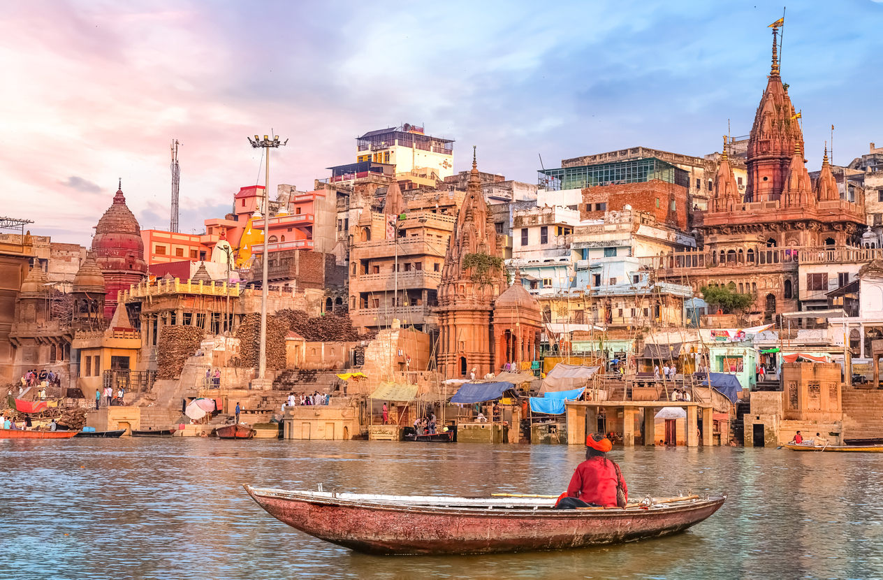 Orillas del Ganges en la India (© iStockphoto)