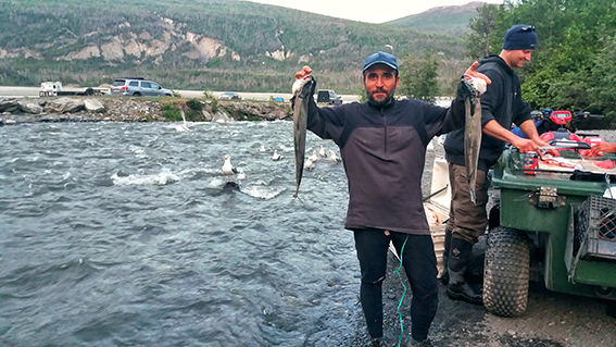Pescando salmones